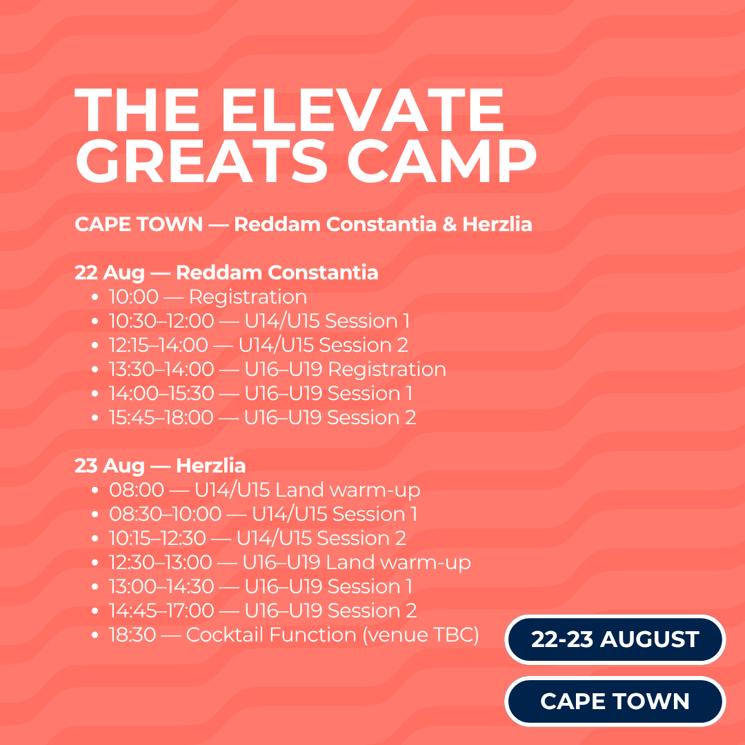 U14-U19 Elevate Greats Camp - Cape Town 2026