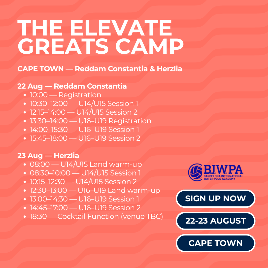 U15-U19 Elevate Greats Camp - Cape Town 2026