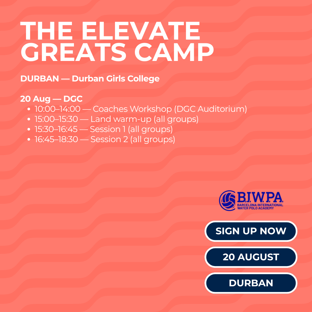 U13-U19 Durban Elevate Greats Camp - 20th August