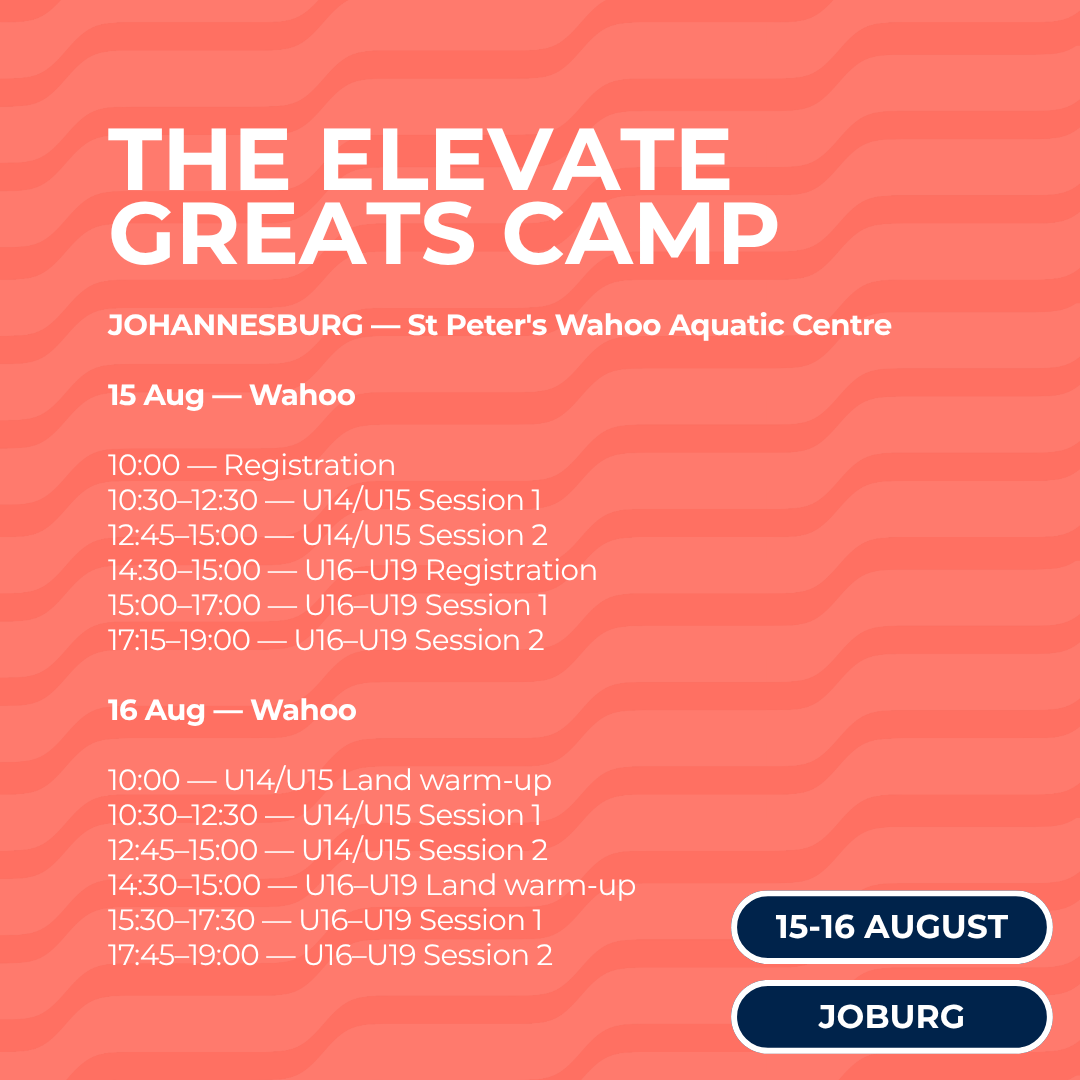 U14-U19 Elevate Greats Camp - Joburg 2026